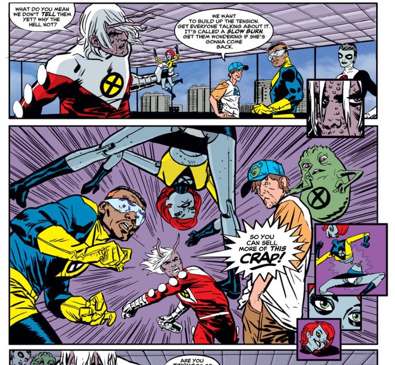X-Force #129 art by Duncan Fegredo and Laura Allred